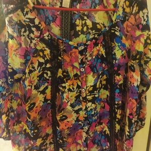 Multiprint Forever 21 Blouse